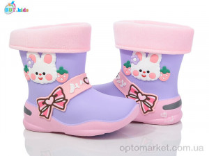 Купить Гумове взуття дитячі M280-2 BBT фіолетовий