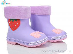 Купить Гумове взуття дитячі M285-1 BBT фіолетовий