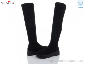 Купить Ботфорти жіночі M288-2 єврохутро Veagia чорний