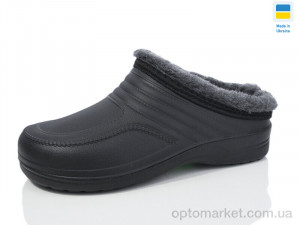 Купить Галоші чоловічі M3 чорний хутро Cross чорний