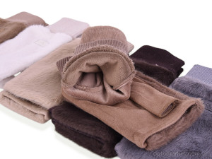 Митенки жіночі M51 (норка-замш) mix Number one мікс  оптом от Optomarket