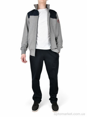 Купить Спортивний костюм чоловічі M6008 grimelanj батал MIXTIM сірий