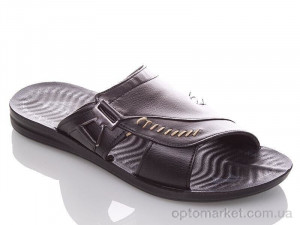 Купить Шльопанці чоловічі M6364 black Demur чорний