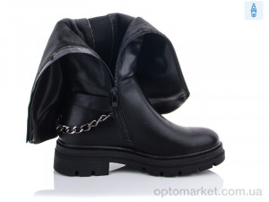 Чоботи жіночі M732-1 black Violeta only one чорний  оптом от Optomarket