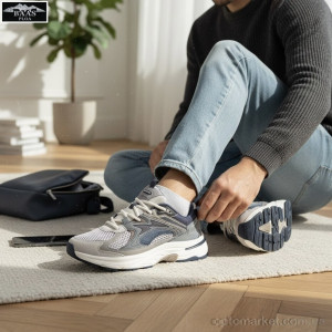 Кросівки чоловічі M7529-26 Baas сірий оптом от Optomarket