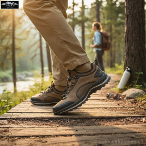 Кросівки чоловічі M7660-6 Baas коричневий  оптом от Optomarket