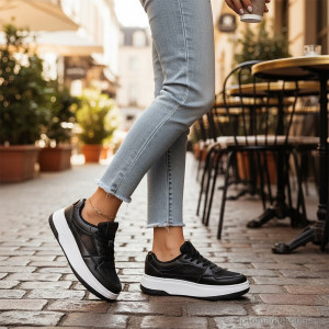 Кросівки жіночі MD3-1 DaFuYuan чорний  оптом от Optomarket