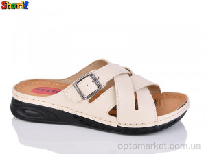 Купить Шльопанці жіночі ME1401-1 Serra бежевий