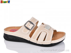 Купить Шльопанці жіночі ME1402-1 Serra бежевий