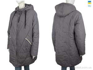 Куртка жіночі Мілана ожиновий Divo фіолетовий  оптом от Optomarket