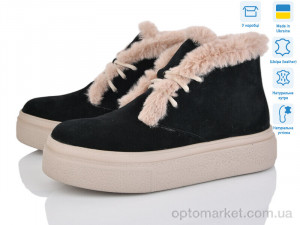 Купить Черевики жіночі Мія ч.з.+беж.п. Louisa чорний