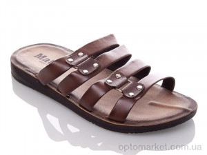 Купить Шльопанці чоловічі MMatex brown Demur коричневий