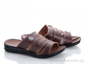 Купить Шльопанці дитячі Model X-001 Modelx коричневий