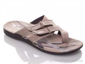 Купить Шльопанці чоловічі MPolisoy L beige Demur бежевий