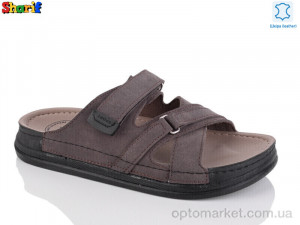 Купить Шльопанці чоловічі MS6003-1 Serra коричневий