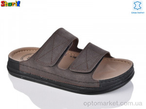 Купить Шльопанці чоловічі MS6003-5 Serra коричневий