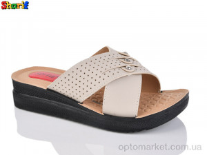 Купить Шльопанці жіночі MS800-1 Serra бежевий