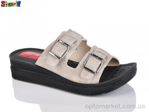 Купить Шльопанці жіночі MS803-1 Serra бежевий