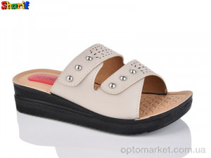 Купить Шльопанці жіночі MS810-1 Serra бежевий