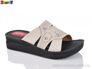 Купить Шльопанці жіночі MS811-1 Serra бежевий