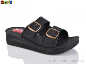 Купить Шльопанці жіночі MS814-1 Serra чорний