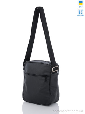 Сумка чоловіча MSJR-UA-2ZM-Big black NOVA VIDNOVA чорний  оптом от Optomarket