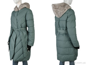 Пальто жіночі MU020 (12064) green Mumuhuaxiangyi зелений  оптом от Optomarket