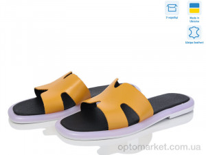 Купить Шльопанці жіночі MV114-7 A.Dama жовтий