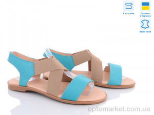 Купить Босоніжки жіночі MV124 бірюза A.Dama блакитний