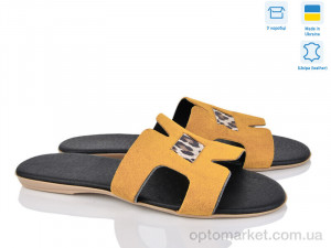 Купить Шльопанці жіночі MV126-10 жов.з. A.Dama жовтий