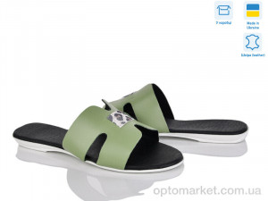 Купить Шльопанці жіночі MV127-8 зелений A.Dama зелений