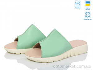 Купить Шльопанці жіночі MV139 фісташка A.Dama зелений