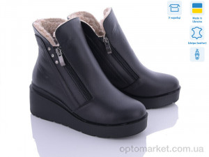 Купить Черевики жіночі MVБТ218 хутро ч.к. A.Dama чорний