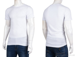 Футболка чоловічі N006-4 white Banko білий  оптом от Optomarket