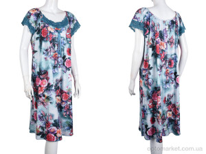 Нічна сорочка жіночі N010-11 green Saimeiqi зелений  оптом от Optomarket