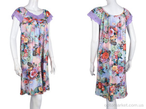 Нічна сорочка жіночі N010-6 violet Saimeiqi фіолетовий оптом от Optomarket