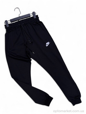 Спортивні штаны чоловічі N012-9 black N.ke чорний  оптом от Optomarket