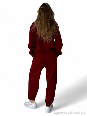 Спортивний костюм жіночі N1020 бордо SL KARAVAN бордовий  оптом от Optomarket