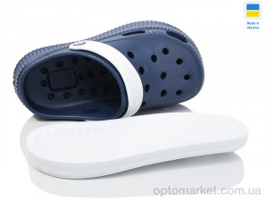 Крокси жіночі N155-1 синій Progress синій  оптом от Optomarket