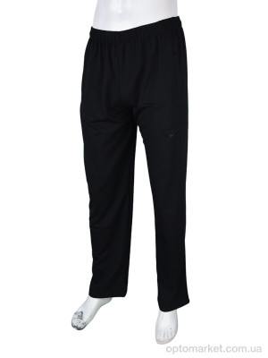 Спортивні штаны чоловічі N2008-3 black N.ke чорний  оптом от Optomarket
