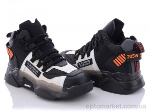 Купить Кросівки жіночі N2373-1 флис Fam Regina чорний