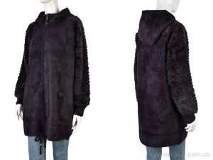 Пальто жіночі N28 violet Edel фіолетовий  оптом от Optomarket