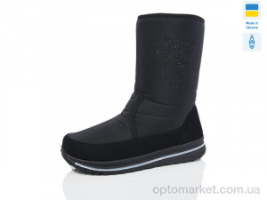 Купить Дутики жіночі N3106 чорний Karolina чорний