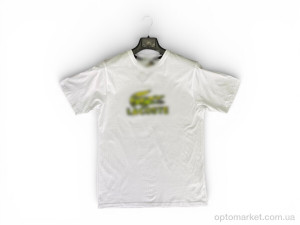 Купить Футболка унісекс N34 white L.coste білий