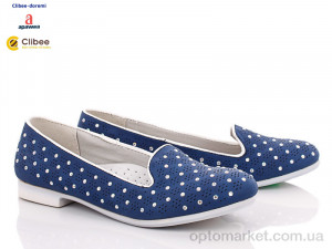 Купить Балетки детские N371-6 navy Clibee синий