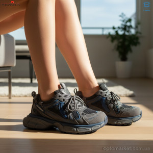 Кросівки жіночі N66-3 FAN сірий  оптом от Optomarket