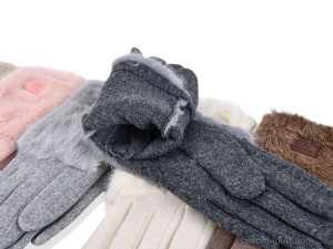 Рукавички жіночі NB3 mix Number one мікс  оптом от Optomarket