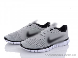 Купить Кросівки чоловічі NK free 3.0 grey N.ke сірий