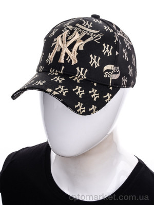 Кепка жіночі NY атлас 004 black N.w York чорний  оптом от Optomarket