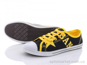 Купить Кеди жіночі OB3370 black-yellow Zelart чорний